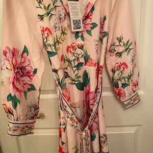 NWT Dalia Macphee Floral Pink Dress